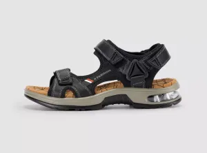 Most Comfortable Wedge Sandals FitVille Men's UrbanStride Cushion Sandals