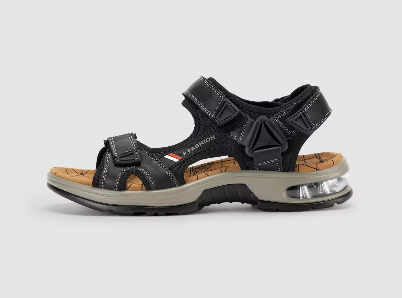 Shoe Shoe Sandals FitVille Men's UrbanStride Cushion Sandals