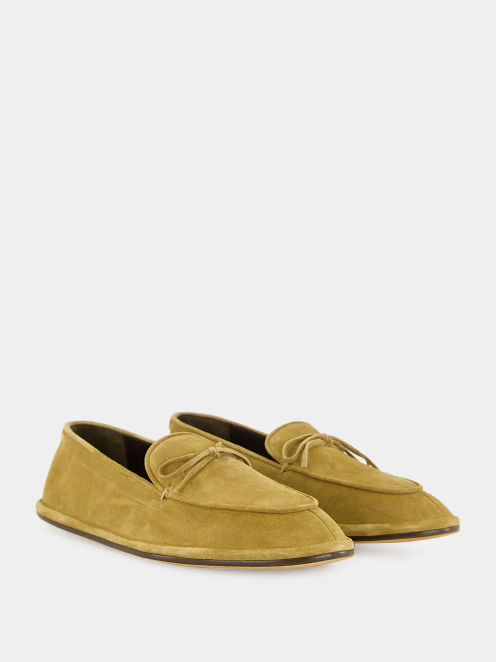 Moccasins Loafers Taupe Suede Parker Moccasins