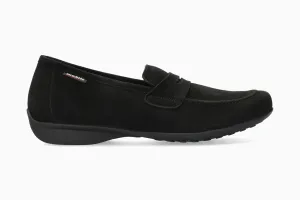 Mens Slip On Espadrilles Flavya - Black