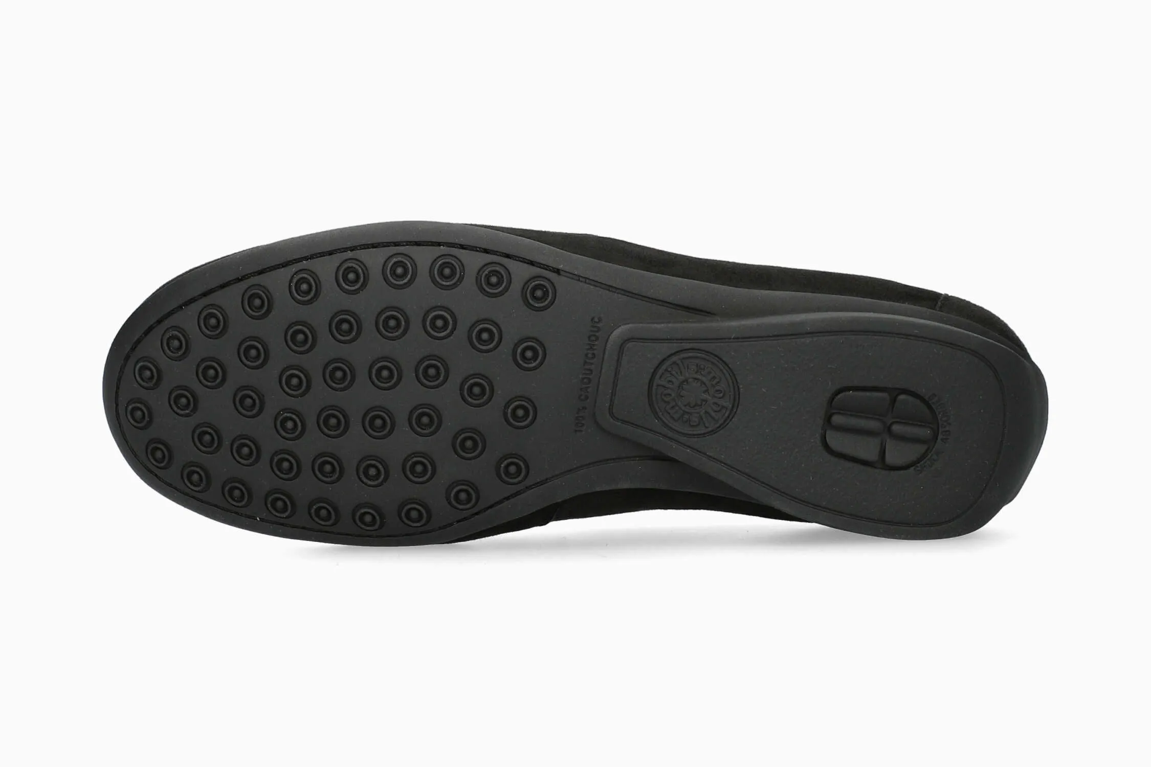 Flavya - Black Slip On Checkerboard Shoe