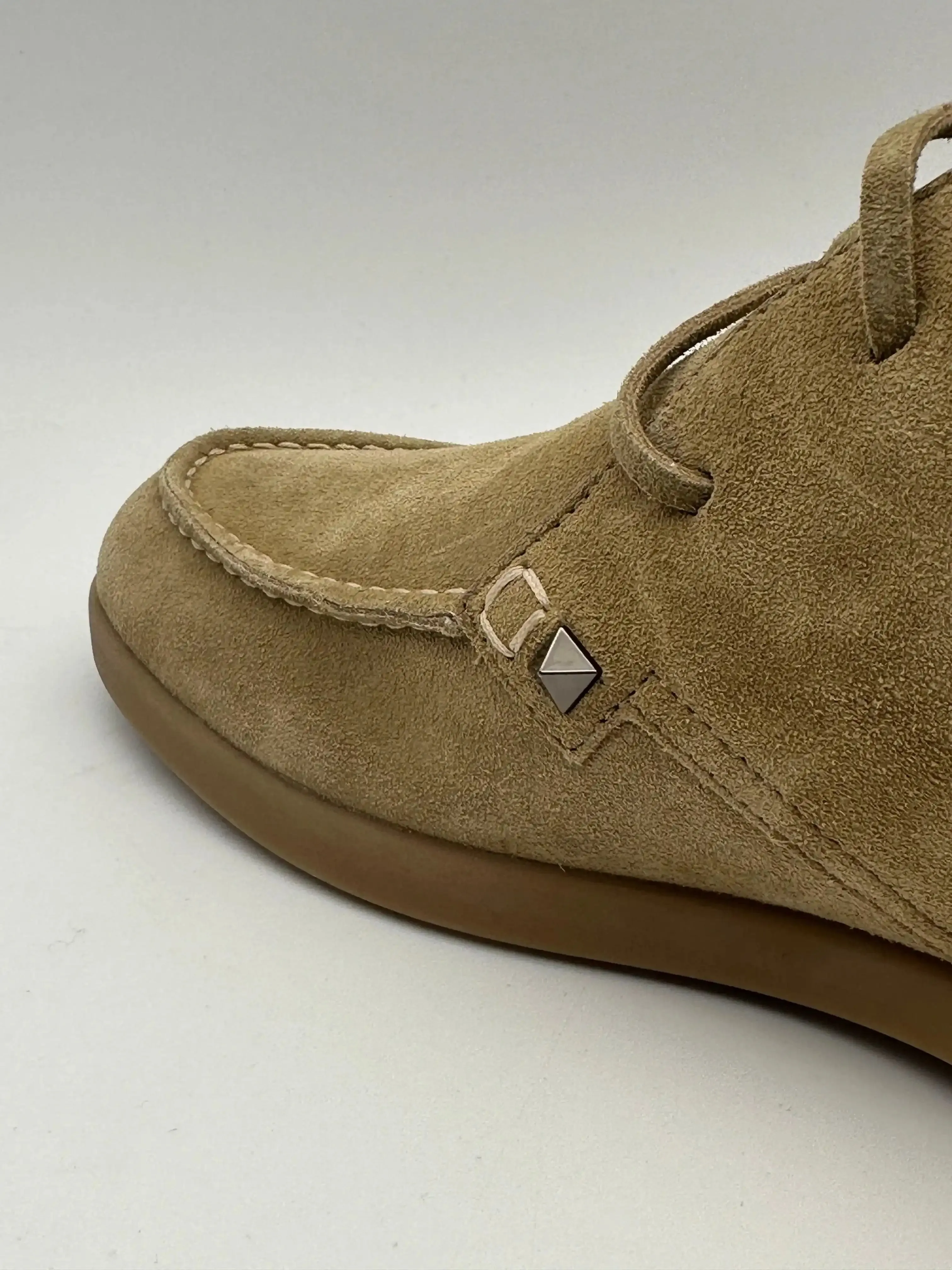 Loafers Brand Suede Studded Loafers