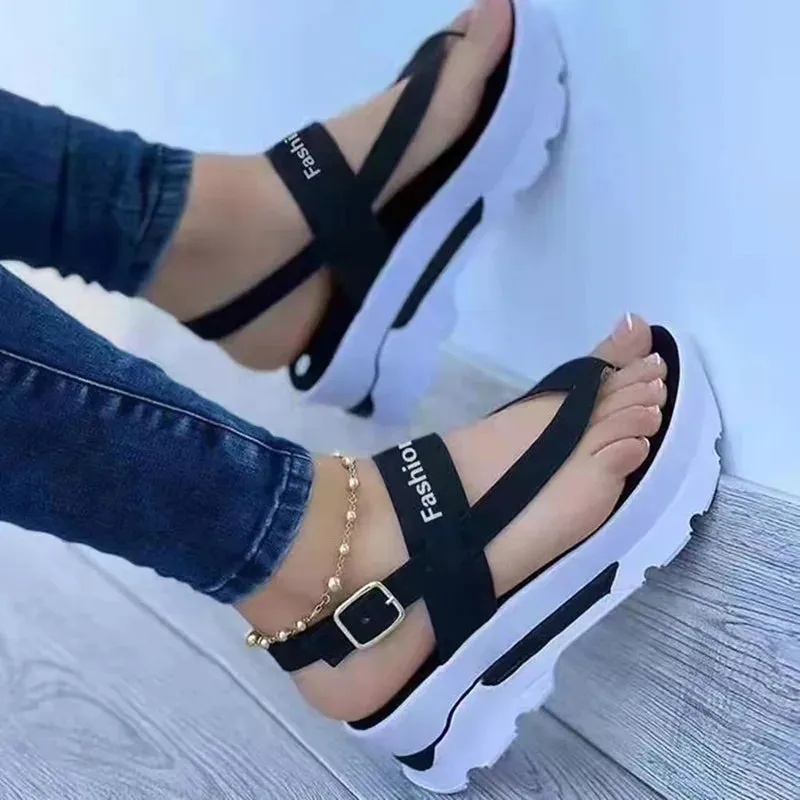 Cooling Flip Flops 2023 New Platform Women Sandals For Summer Wedges Shoes Women Platform Heels Sandalias Mujer Luxury Summer Flip Flops