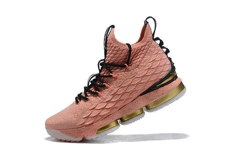 Asics Shoes For Standing All Day Nike Lebron XV 15 Pink Gold Men Shoes !!! CYBER MONDAY SALE !!!