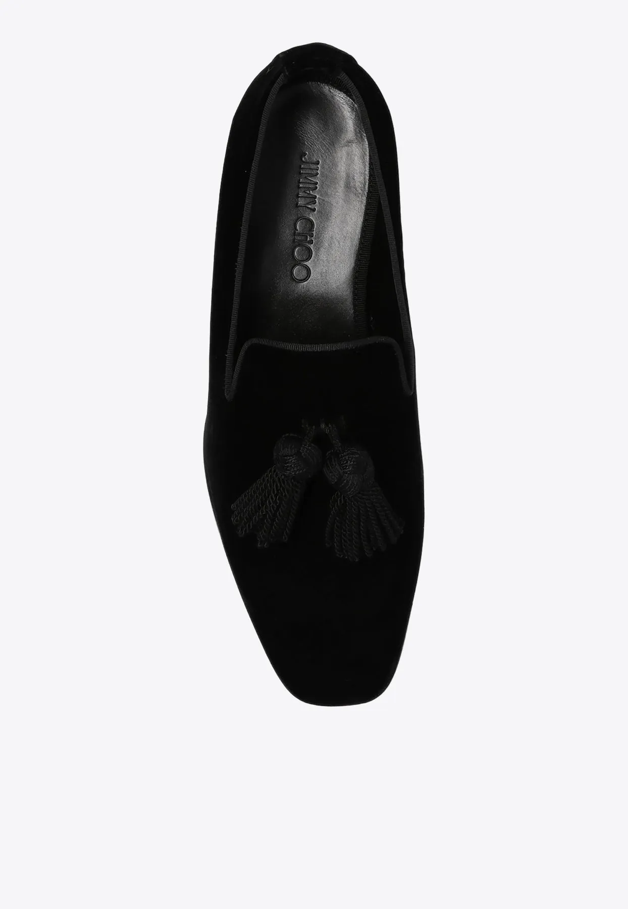 Foxley Tassel-Detail Velvet Loafers Skolyx Loafers