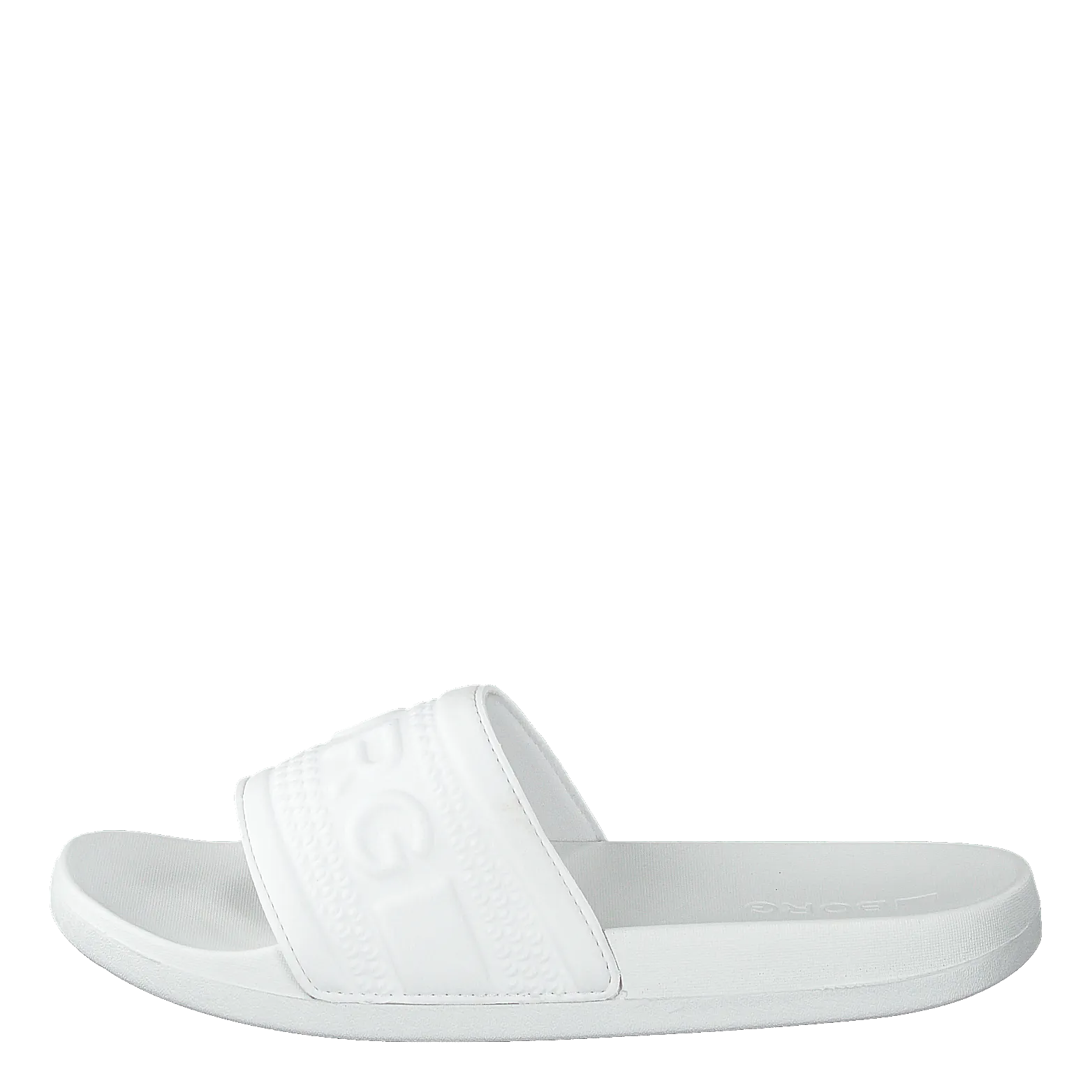 Twisted Flip Flops Romeo W White