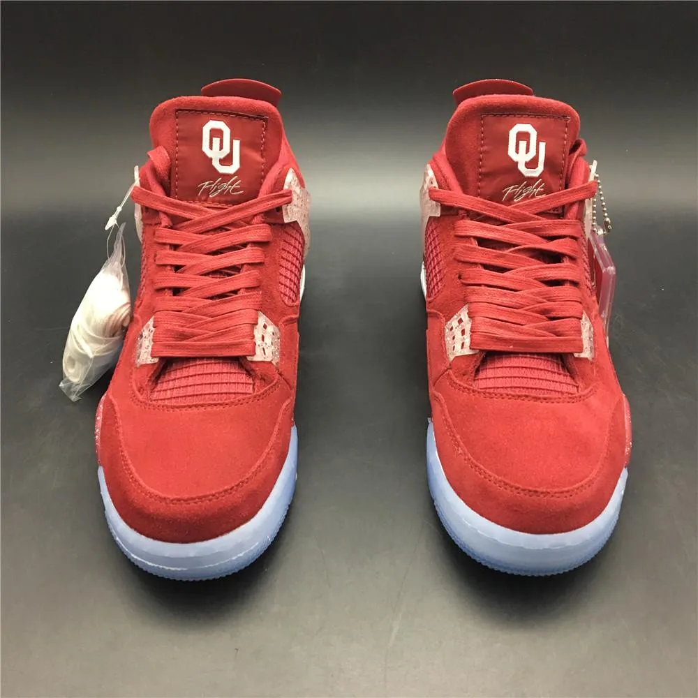 Asics Cheerleader And Danz Team Shoes Nike Air Jordan 4 Retro 'Oklahoma Sooners' PE Sneaker Shoes Sale Men Size 8-13