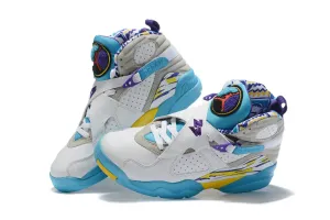 Nike Air Jordan 8 Retro 'White Aqua' White Sneaker Shoes Sale Men Size 8-13 Asics Gel Quantum 360 Running Shoes