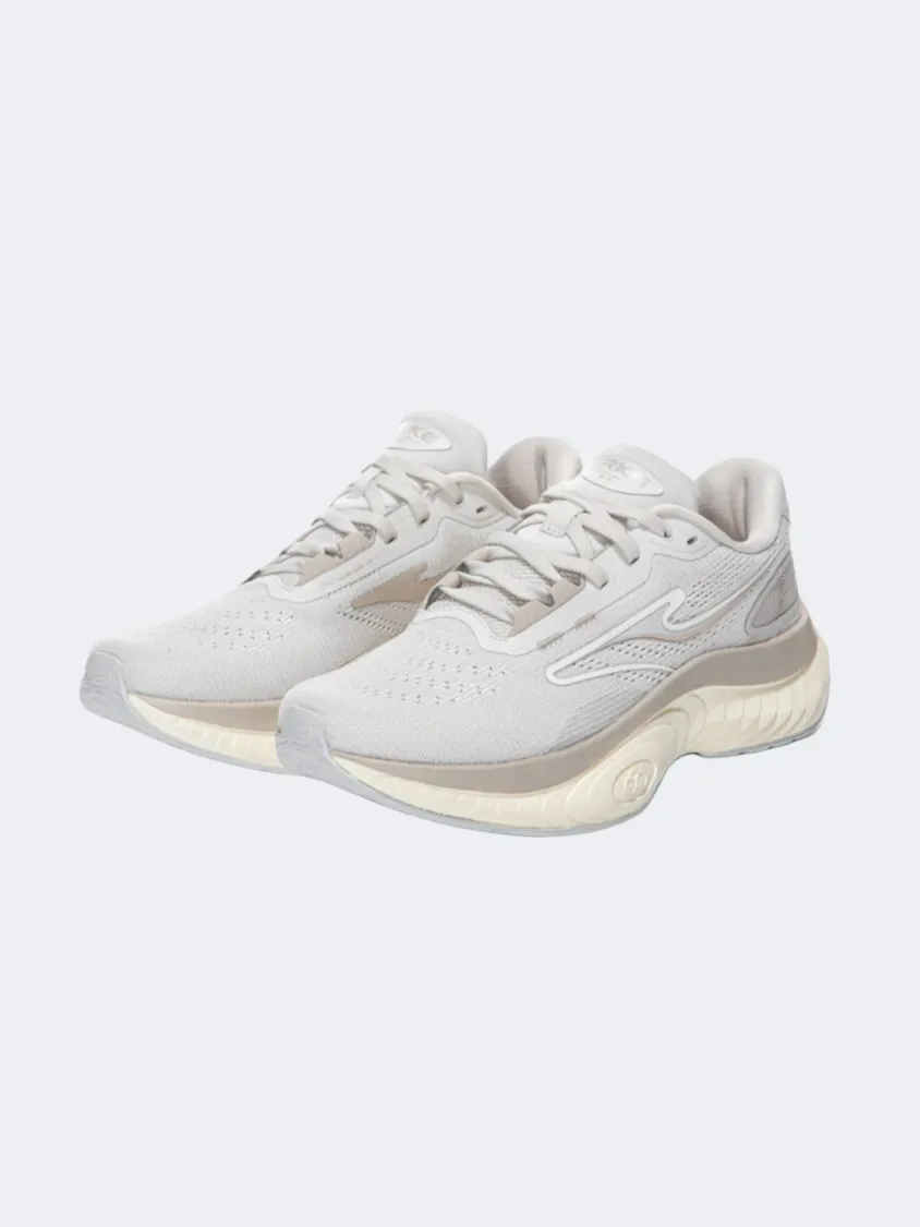 Erke Stability Women Running Shoes Light Grey/Beige Best Running Shoes Sale