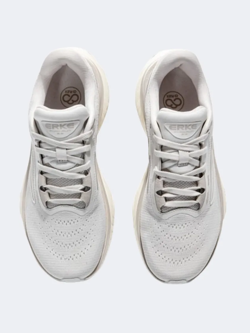 Best Running Shoes For Beginner Erke Stability Women Running Shoes Light Grey/Beige