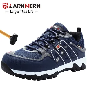 Men Steel Toe Safety Shoes Non-slip Working Security Protection Footwear Out Of Office Sneakers