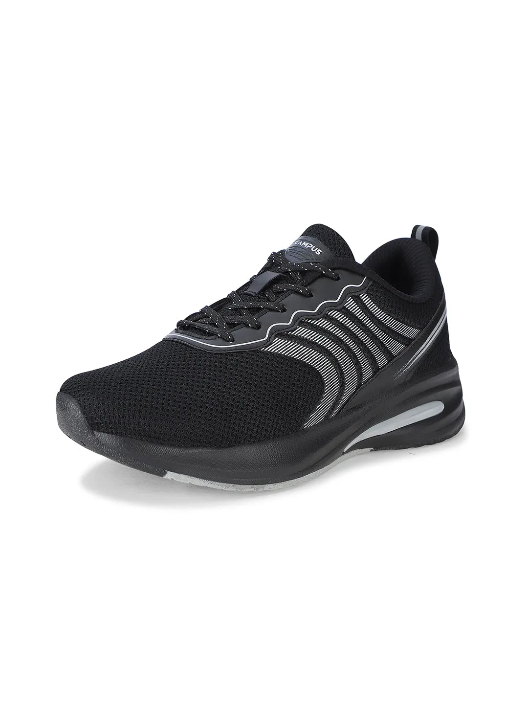 Narrow Foot Running Shoes FUZZ Black Men's Sports Shoes