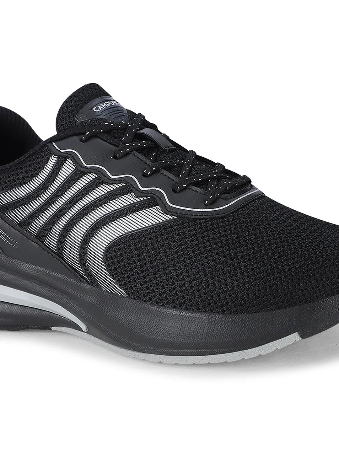 Run Walk Shoes FUZZ Black Men's Sports Shoes