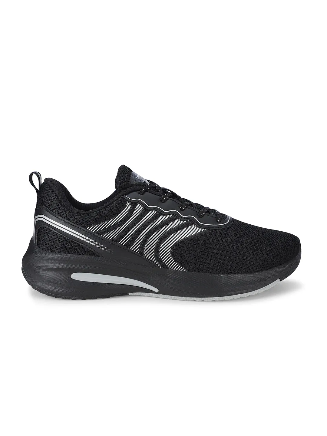 FUZZ Black Men's Sports Shoes Neutral Trainer Running Shoe