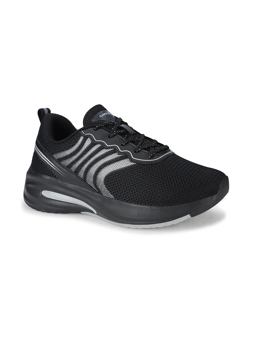 Plantar Fasciitis And Running Shoes FUZZ Black Men's Sports Shoes