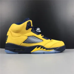 Nike Air Jordan 5 Retro 'Michigan' Men Shoes Sale Sneaker Size US 7, 8, 8.5, 9, 10, 11, 12, 13 Shoes Asics Amazon