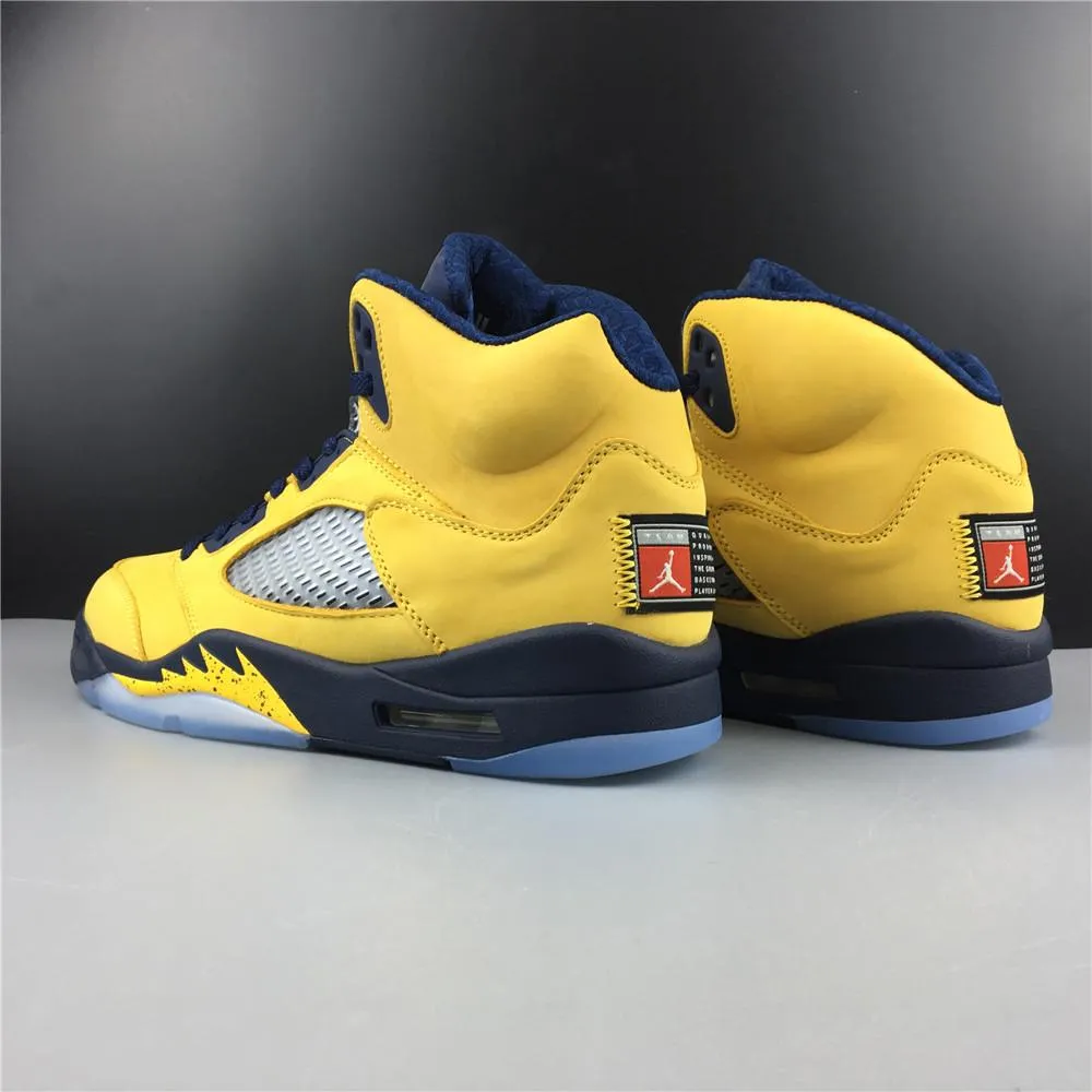 Nike Air Jordan 5 Retro 'Michigan' Men Shoes Sale Sneaker Size US 7, 8, 8.5, 9, 10, 11, 12, 13 Asics Gel Nimbus 18 Running Shoe Size 9
