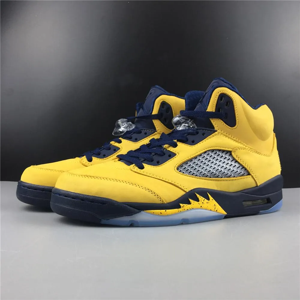 Top Asics Shoes For Running Nike Air Jordan 5 Retro 'Michigan' Men Shoes Sale Sneaker Size US 7, 8, 8.5, 9, 10, 11, 12, 13