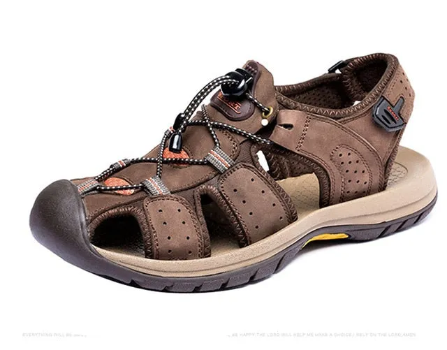 Sandals Grande St. Lucian Fishing Excursion Sandals Resort Offshore Fishing GAORUI New Men Sandals Genuine Leather Fashion Summer Shoes Men Slippers Breathable Male Causal Sandals Shoes Leather Plus Size
