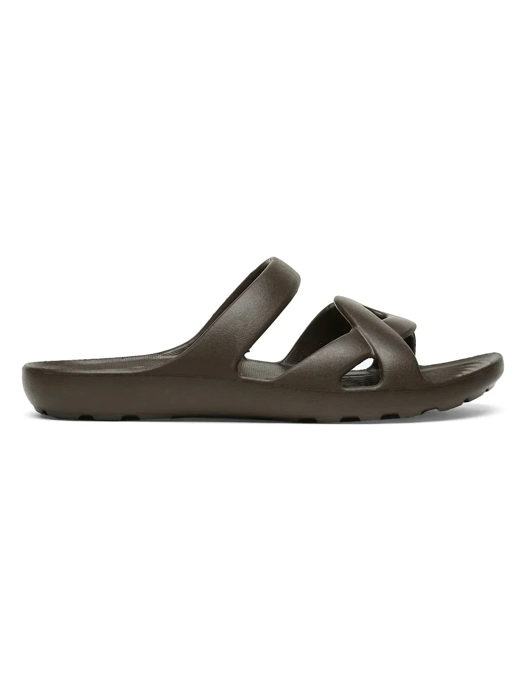 GCW-7001 Brown Women's Flip Flops Wearing Flip Flops On Plane