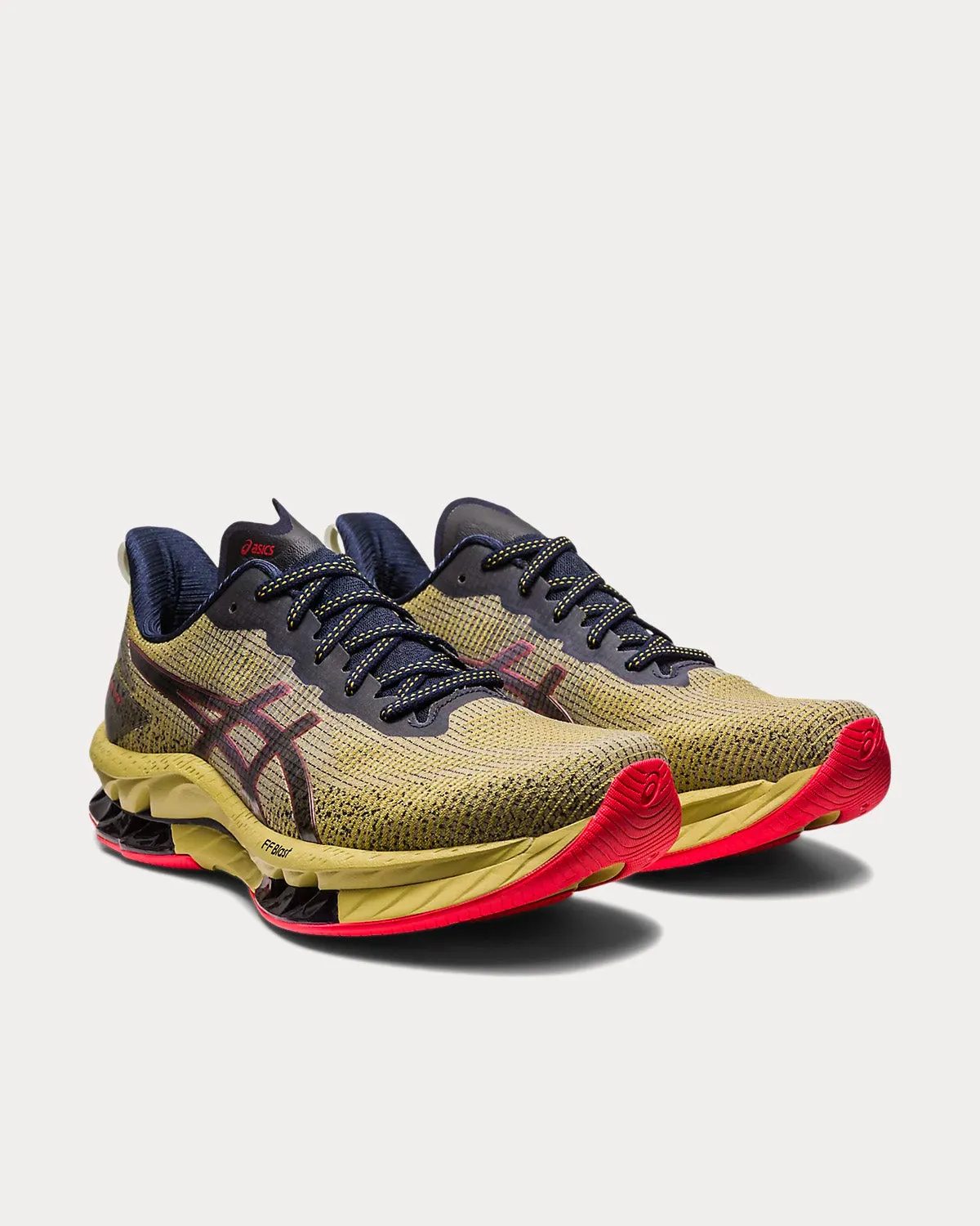 Asics Kayano 31 Running Shoes Gel-Kinsei Blast LE 2 Olive Oil / Electric Red Running Shoes