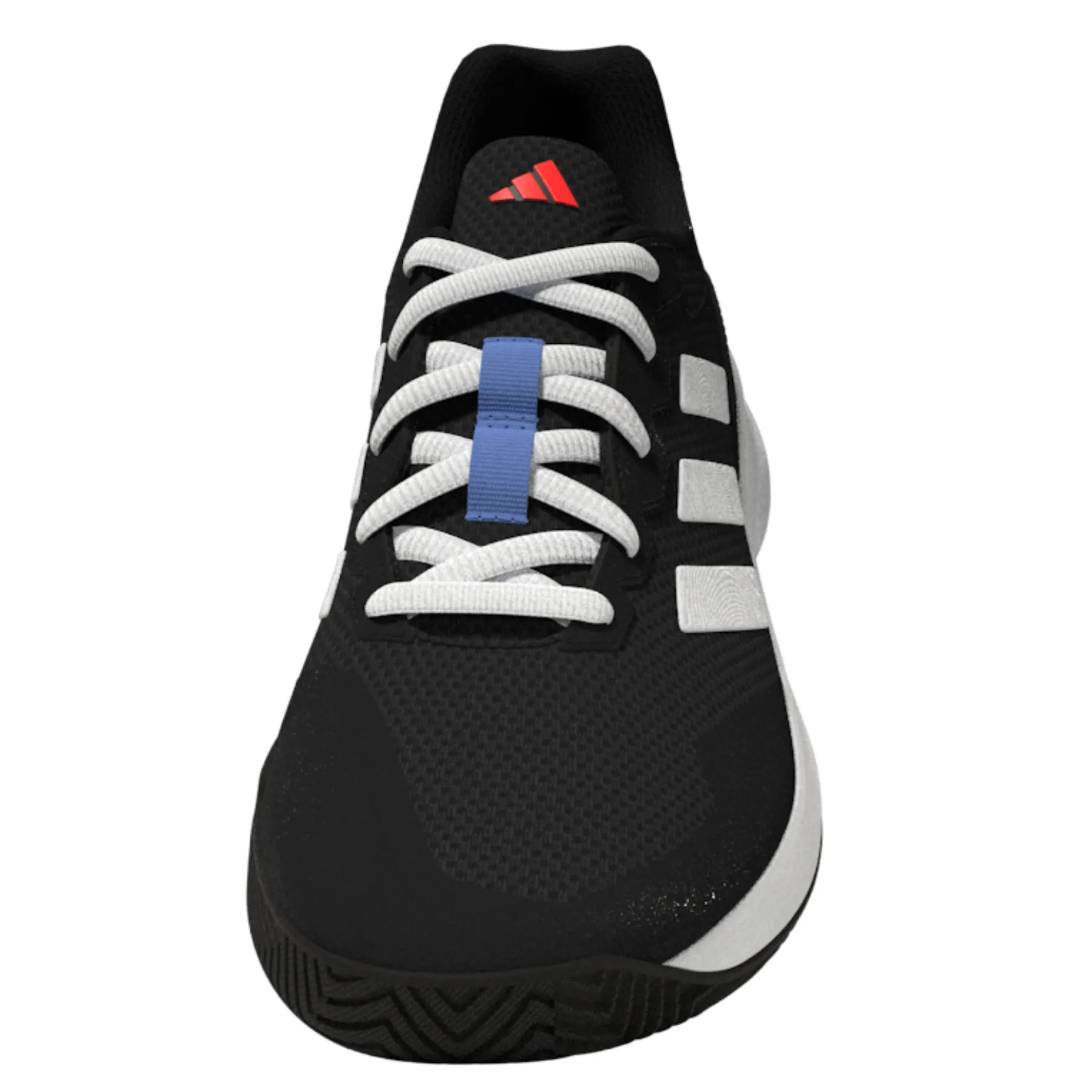 Adidas Performance Game Court 2.0 Men Tennis Shoes - Core Black/Ftw White/Solar Red New Adidas Skateboarding Shoes