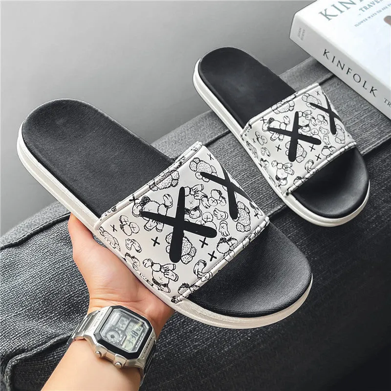 Soft Sole Slippers For Ladies Men Beach Shoes Slippers Men's Wear-Resistant Sports Outdoor Casual Beach