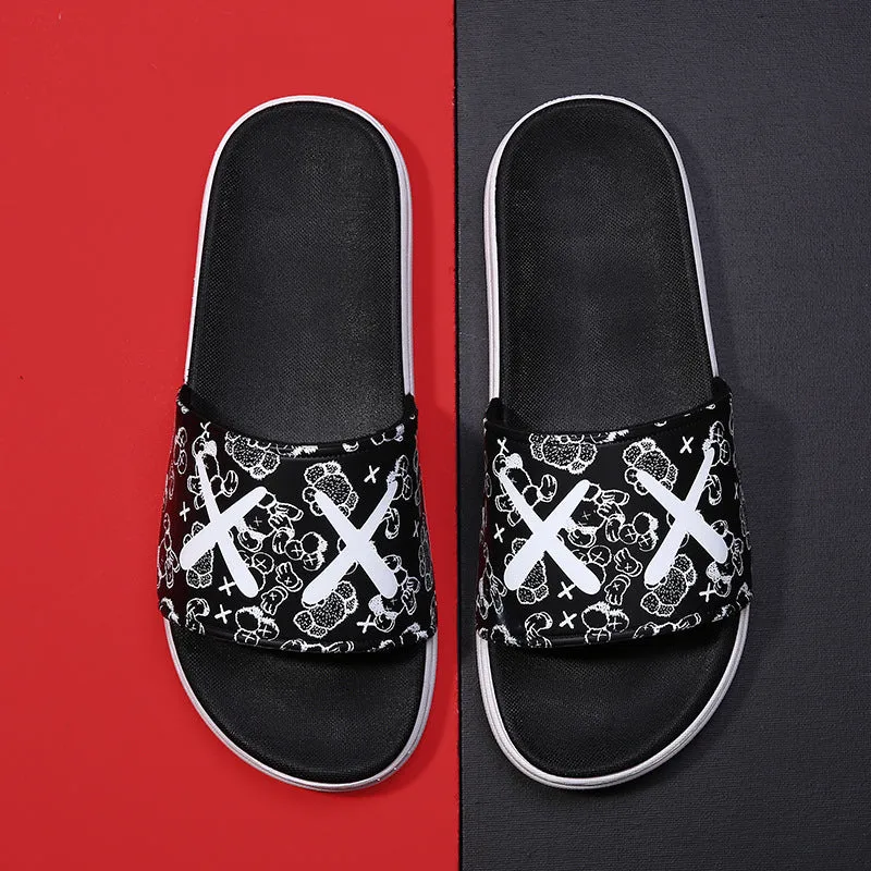 Super Soft Slippers Men Beach Shoes Slippers Men's Wear-Resistant Sports Outdoor Casual Beach