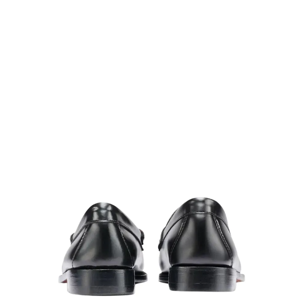 Loafers With Suit G.H. Bass Women's Whitney Weejuns Loafer in Black/White
