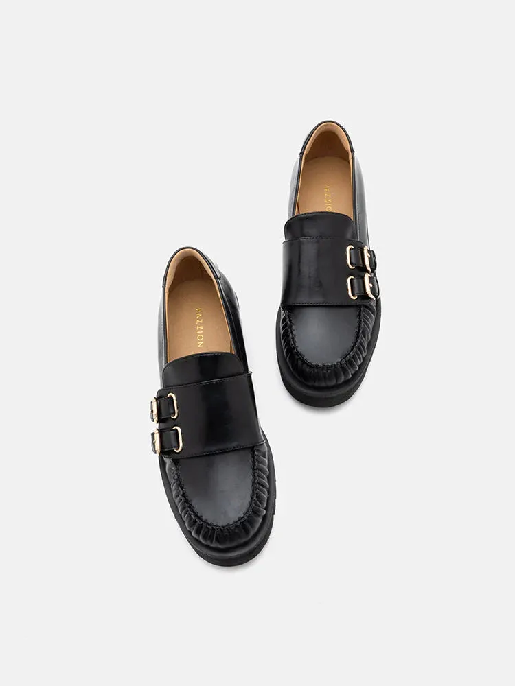 Giada Double Monk Strap Loafers Sole Loafers