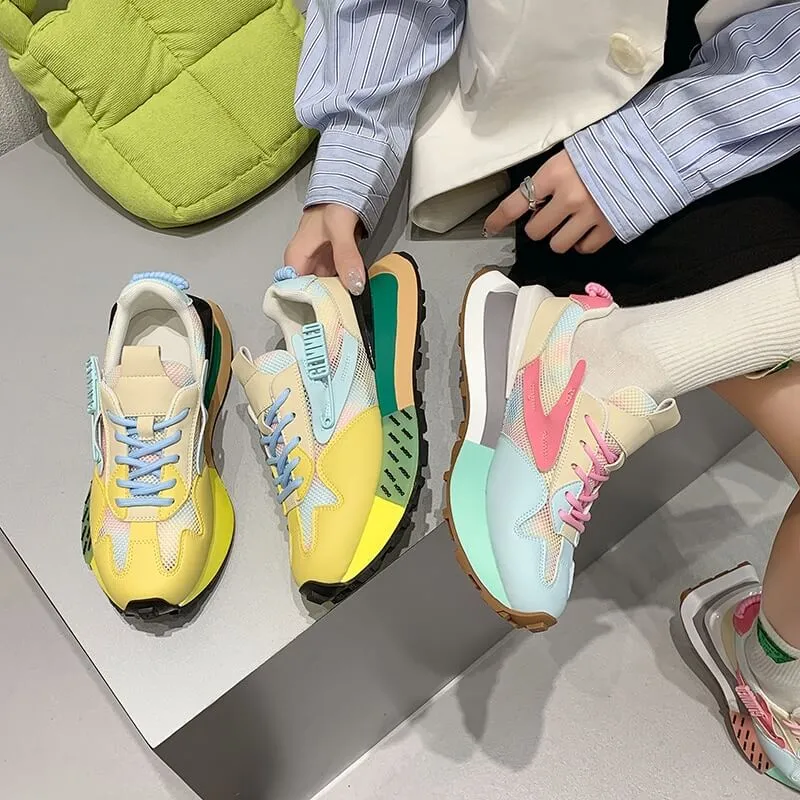 Glimmed women sneakers best chunky shoes for women 2022 Cucinelli Sneakers