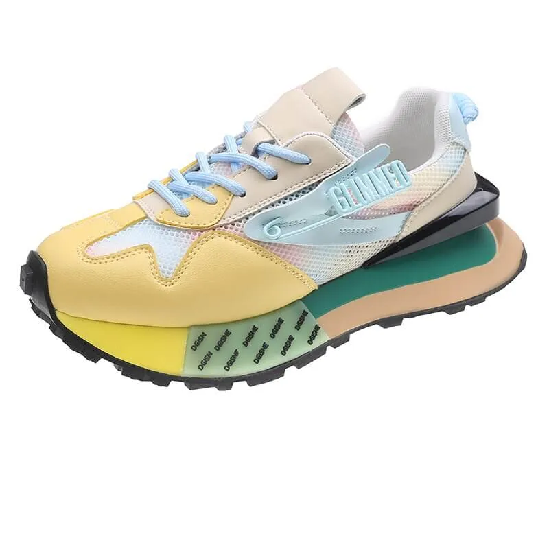 Glimmed women sneakers best chunky shoes for women 2022 Leopard Print Shoes Sneakers