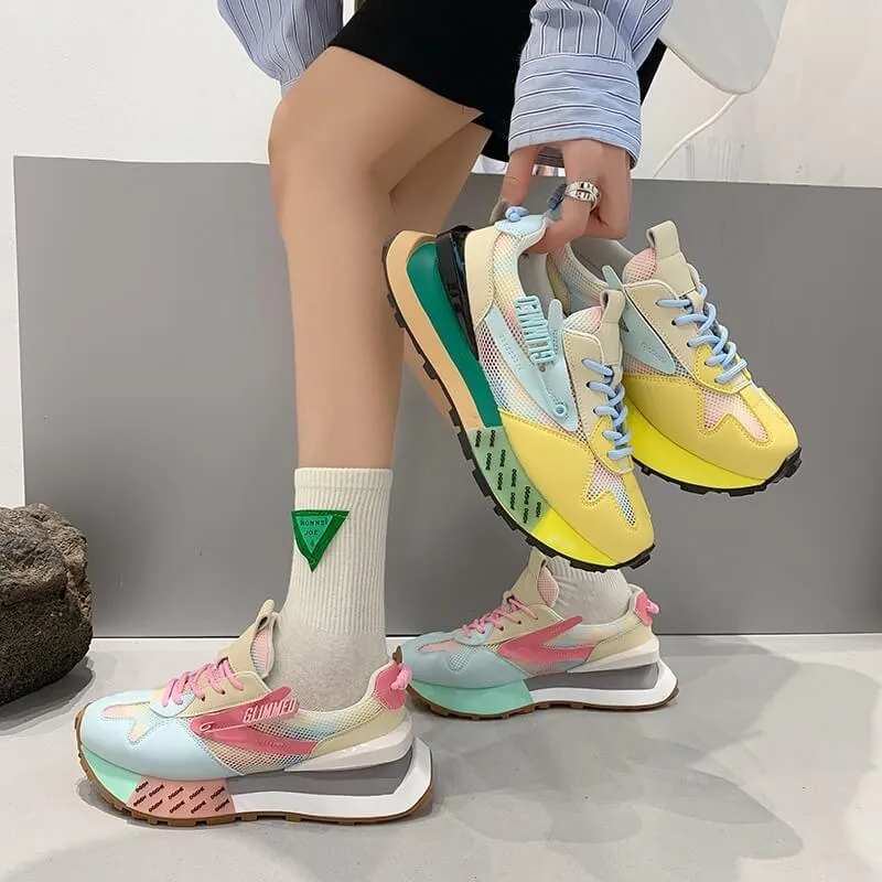 Strap Sneakers Glimmed women sneakers best chunky shoes for women 2022