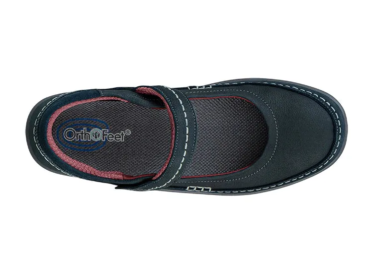 Matisse Slippers Orthofeet Women Athens - Blue
