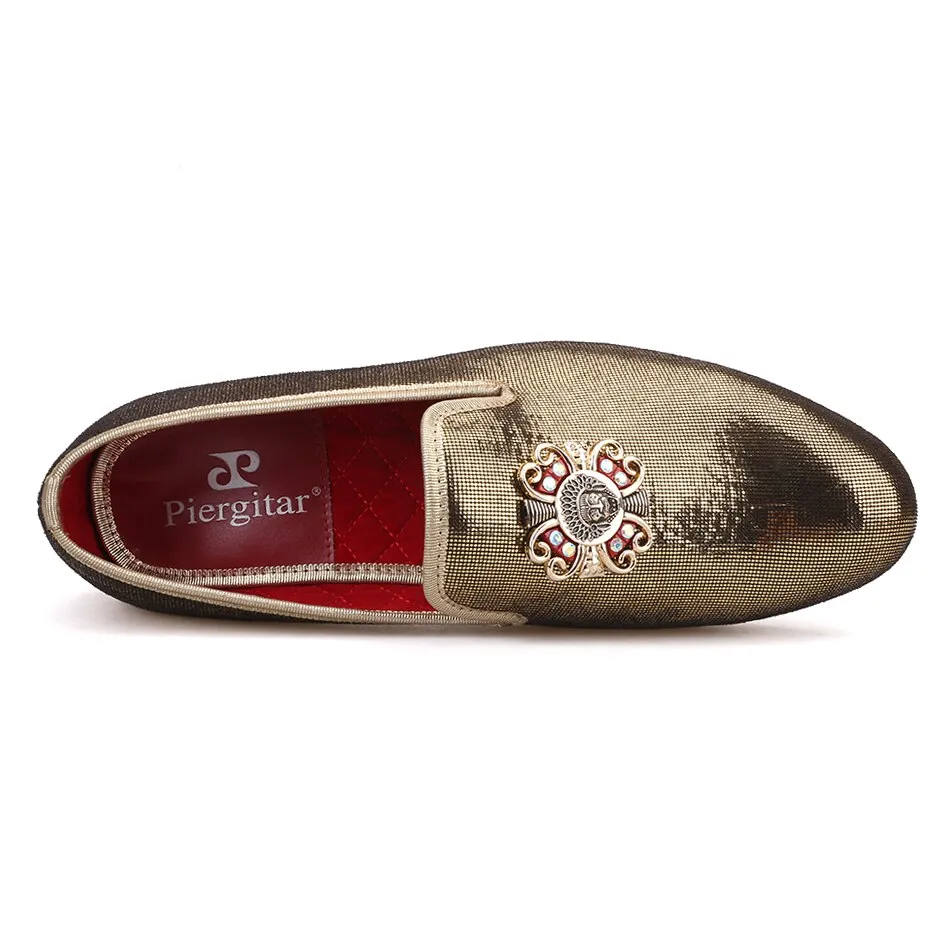 Gold cross Charm Party and wedding men dress shoe loafers Old Money Loafers Reviews