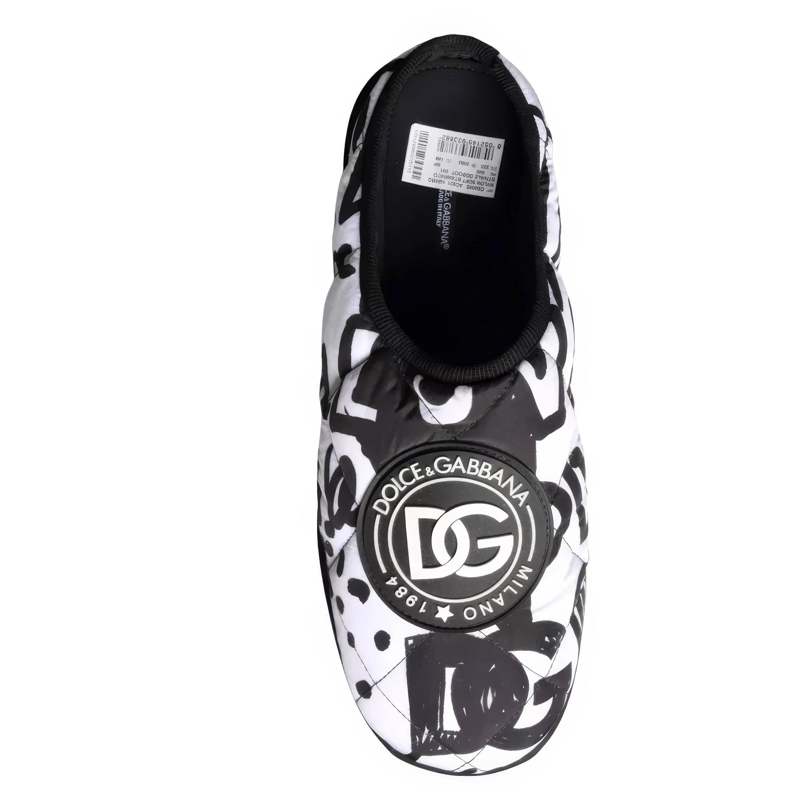 Graffiti Print Logo Slides Slippers In Sale