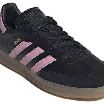 Adidas Korn Shoes Adidas Men's Samba Inter Miami CF Messi Shoes - Black / Pink