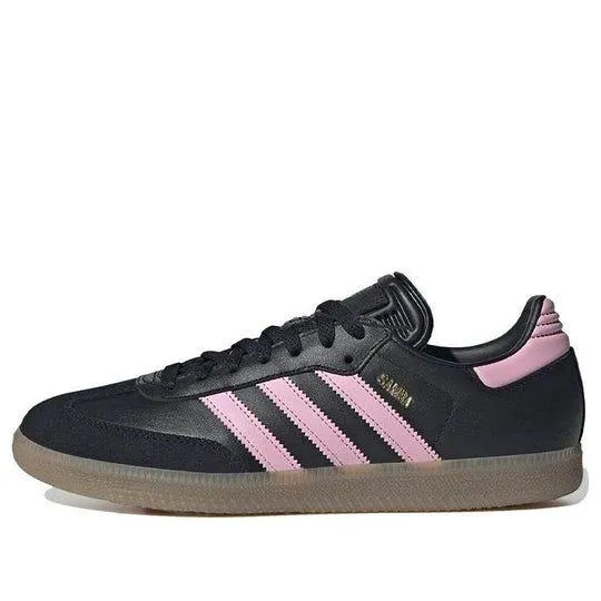Adidas Men's Samba Inter Miami CF Messi Shoes - Black / Pink Adidas Dancing Shoes