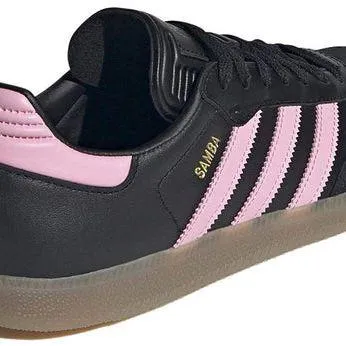 Adidas Men's Samba Inter Miami CF Messi Shoes - Black / Pink Adidas Slip In Shoes