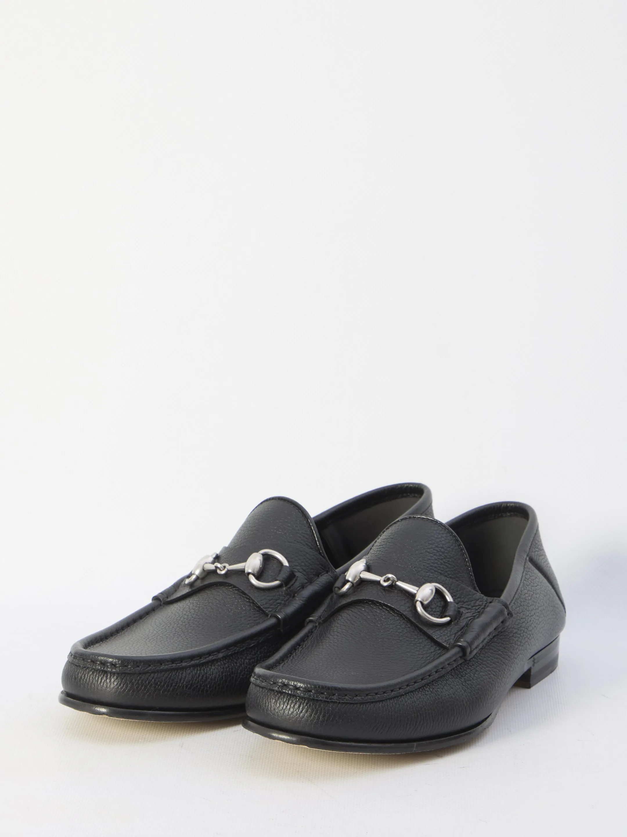 Gucci Men's Horsebit 1953 Moccasins Adrian Smooth Leather Tassel Loafers