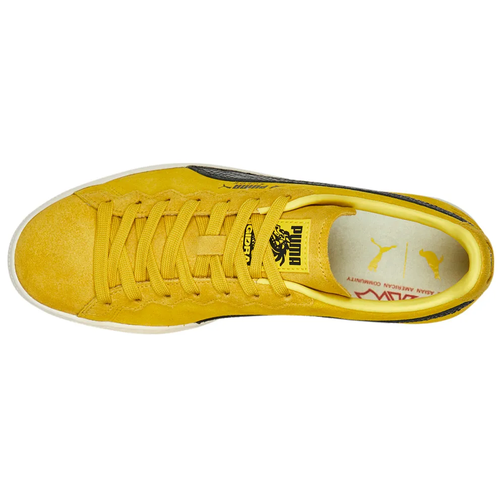 Staple x Suede Lace Up Sneakers Asics Best Wrestling Shoes