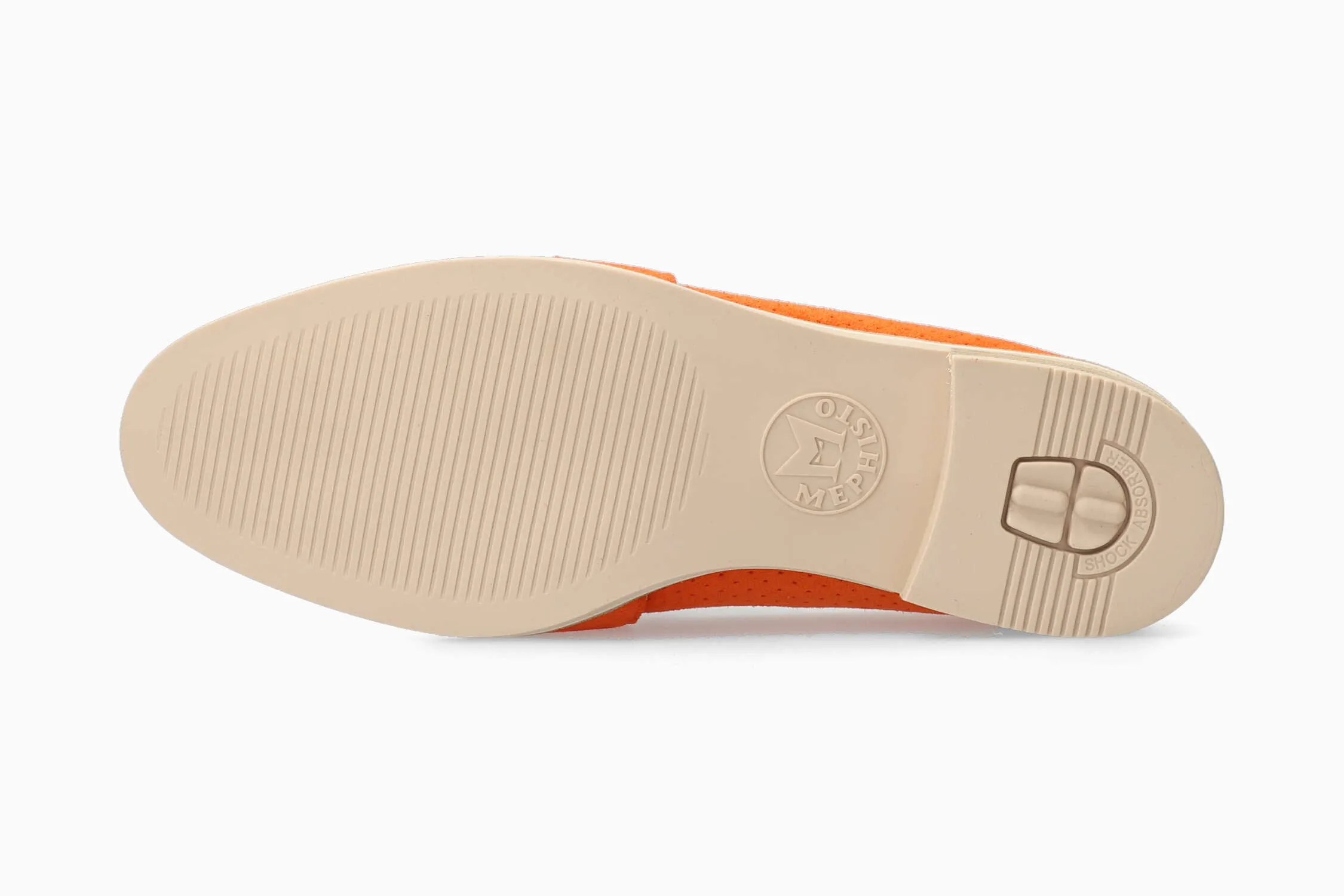 Platform Slip Ons Hadele Perf - Burnt Orange