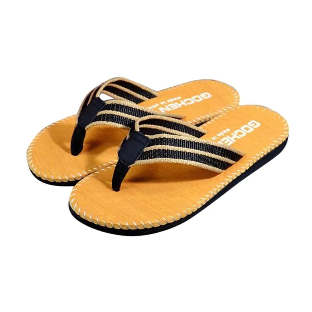 Men Adult Solid Summer Outside Flip Flops Slippers Slippers With Arches