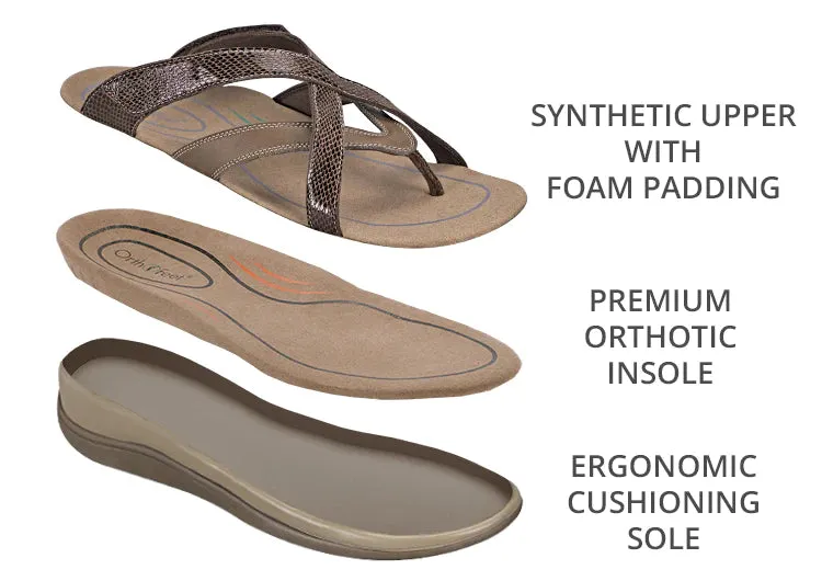 Othrofeet Women - Clio - Brown Slippers At Aldi