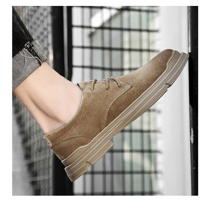 Trainers Sneakers West Louis Suede Leather Shoes With Ankle