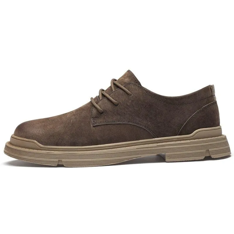 West Louis Suede Leather Shoes With Ankle Wide With Sneakers