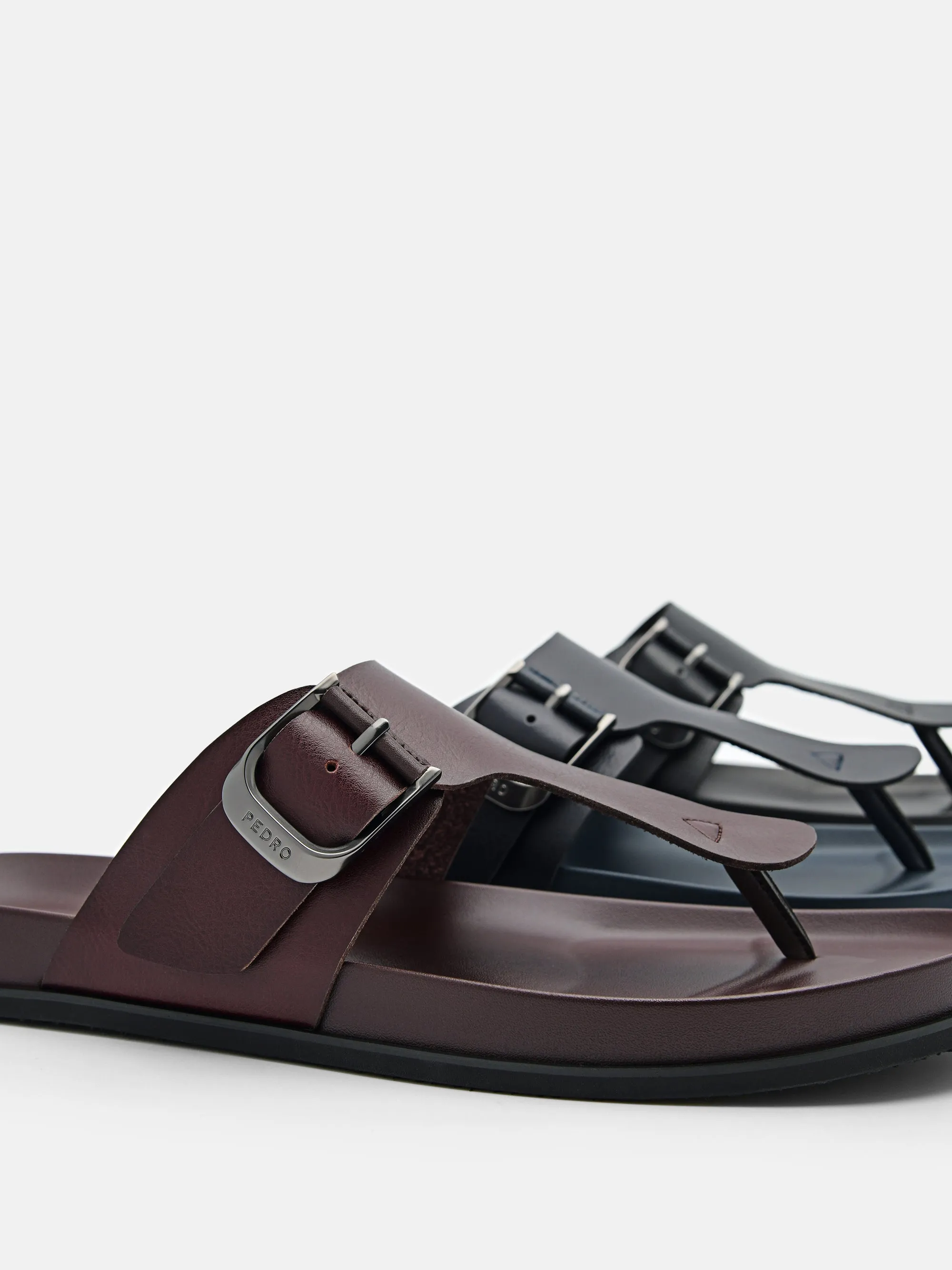 Closed Toe Wedge Sandals Helix Thong Sandals