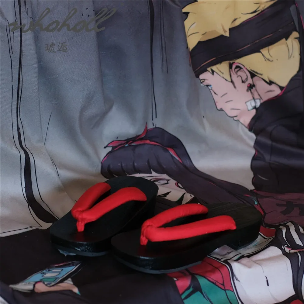 Designer Sandals & Flip Flops WHOHOLL Women Geta Slippers Kikyo Cos Shoes Indoor Slippers Japanese Wood Clogs Summer Flip Flops For Women Slides