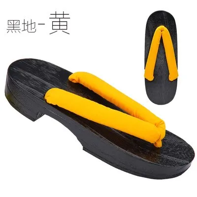 Sole Cork Flip Flops WHOHOLL Women Geta Slippers Kikyo Cos Shoes Indoor Slippers Japanese Wood Clogs Summer Flip Flops For Women Slides