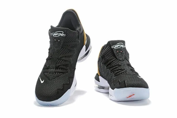 Asic Legends Wrestling Shoes Nike Lebron XVI 16 Low 'Soundtrack' Black Brown Men Shoes !!! CYBER MONDAY SALE !!!